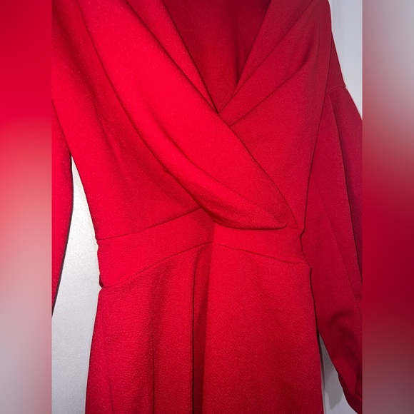 Boohoo red midi dress. - Picture 5 of 8